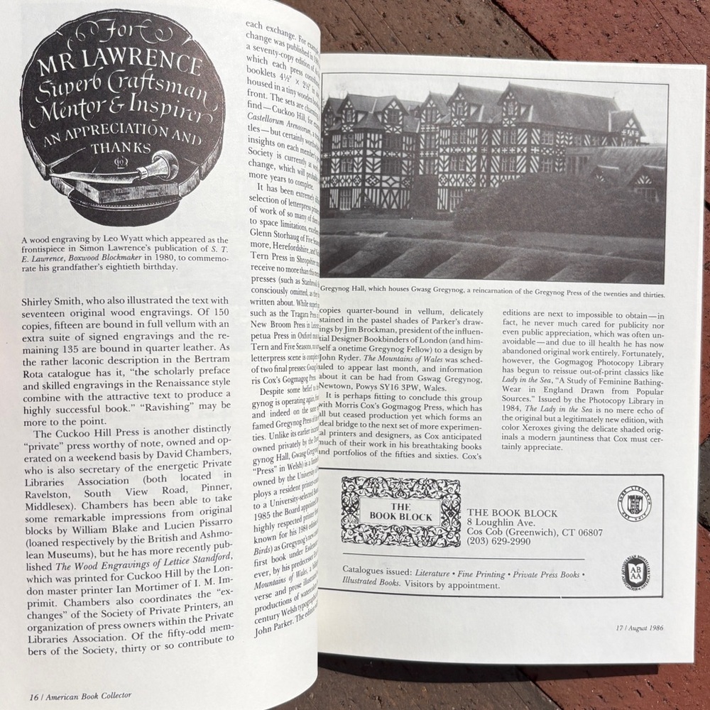 American Book Collector August 1986 Half Devil Half Priest Victorian Rare Books - Picture 4 of 9
